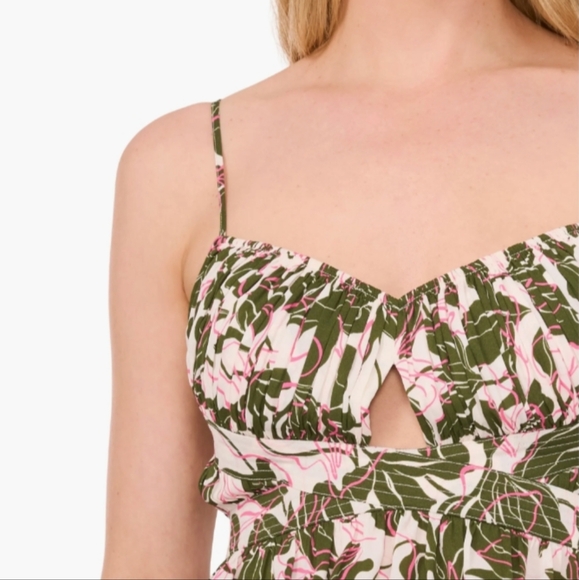 Parker Floral‎ Peplum Cami Top - Picture 3 of 7